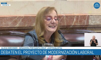 Alicia Kirchner está “de acuerdo con una reforma laboral”, pero no con la que propone el oficialismo