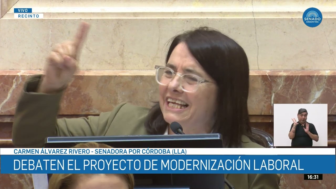 Una senadora libertaria lamentó no “haber ido mucho más allá” con la reforma laboral