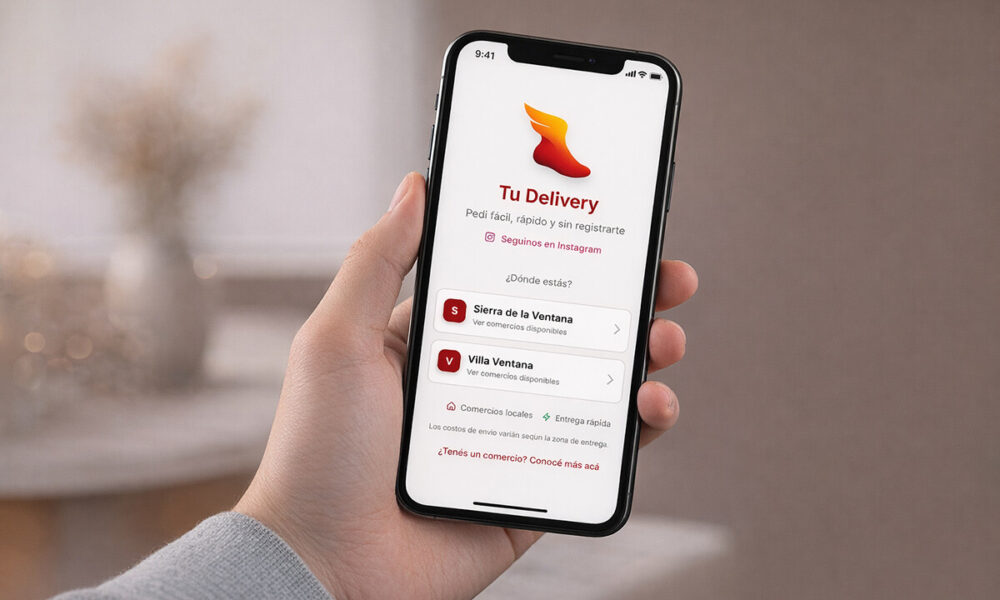 Desde Sierra de la Ventana: desarrollan una herramienta de delivery para pueblos pequeños