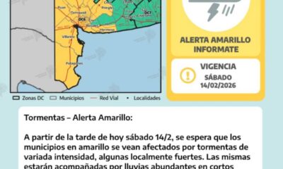 Alerta amarilla por tormentas para Bahía Blanca y la región
