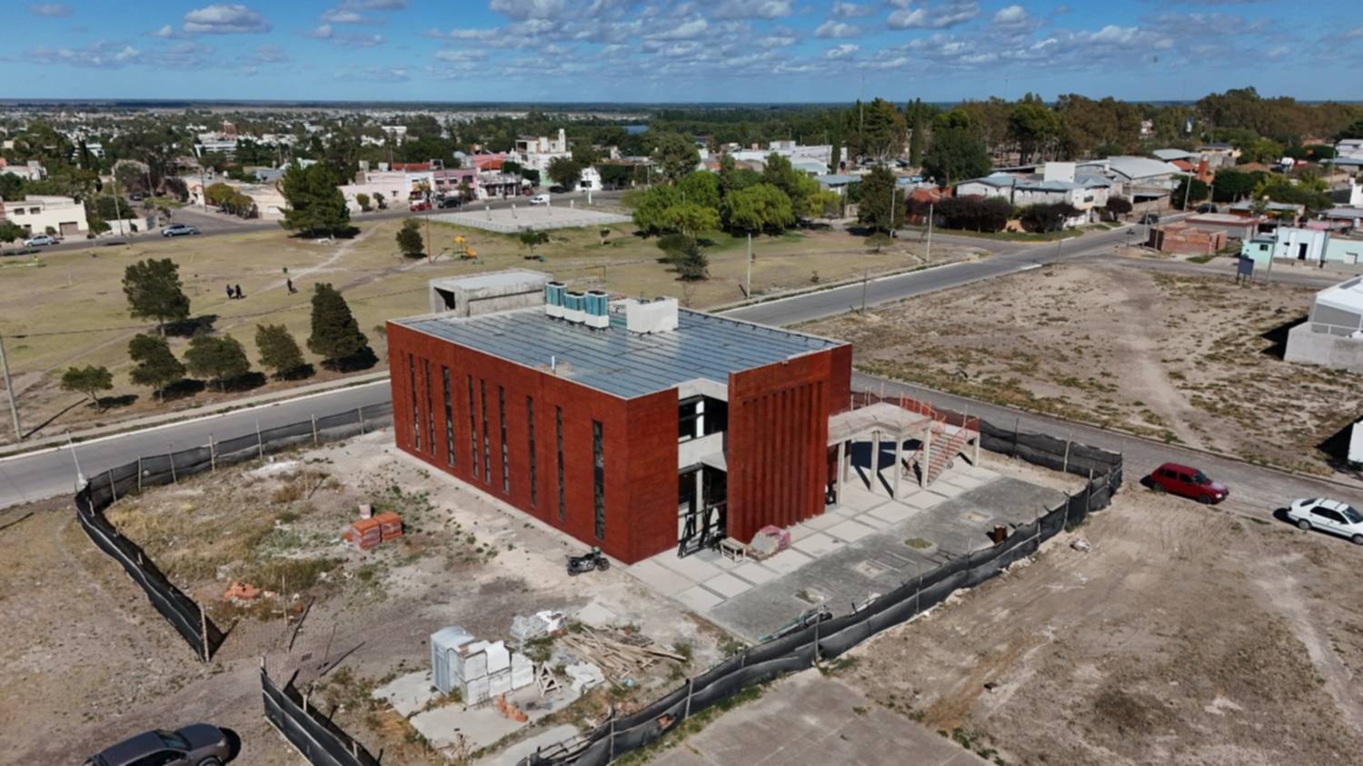 El intendente Marino supervisó obras que avanzan en Carmen de Patagones
