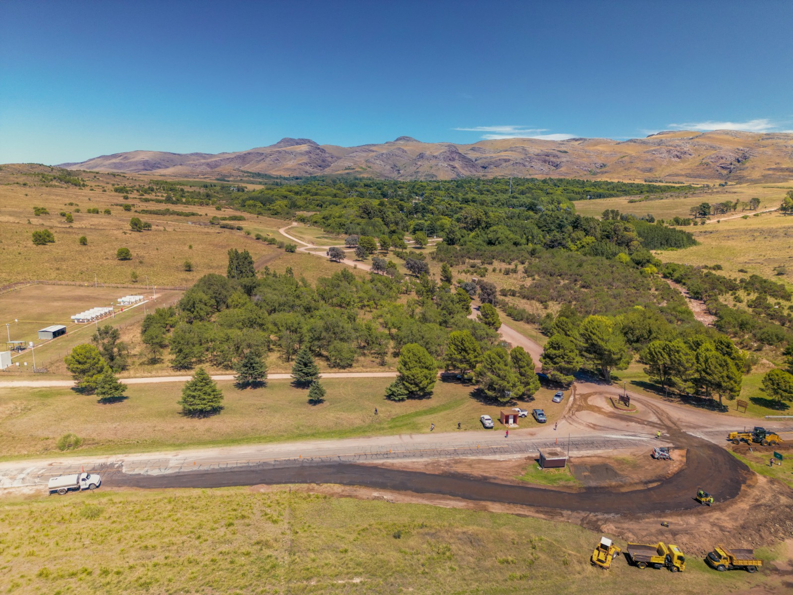 Transformación vial en Villa Ventana: Avanzan las obras para modernizar y asegurar el acceso principal