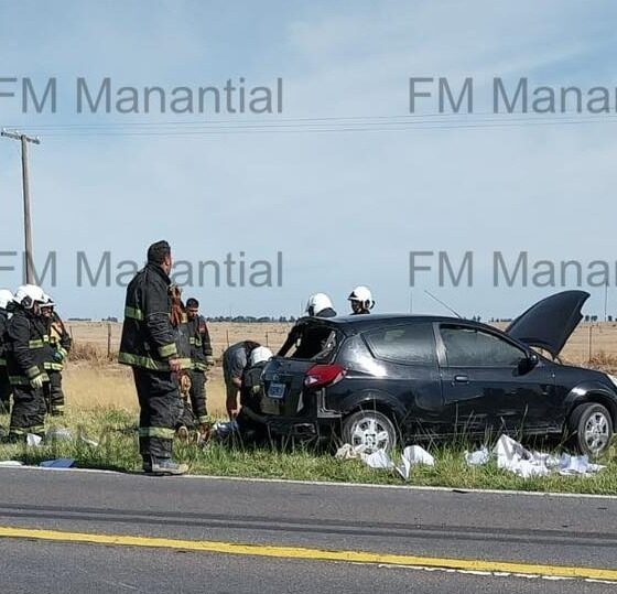 Choque en la ruta 3: dos bahienses heridos