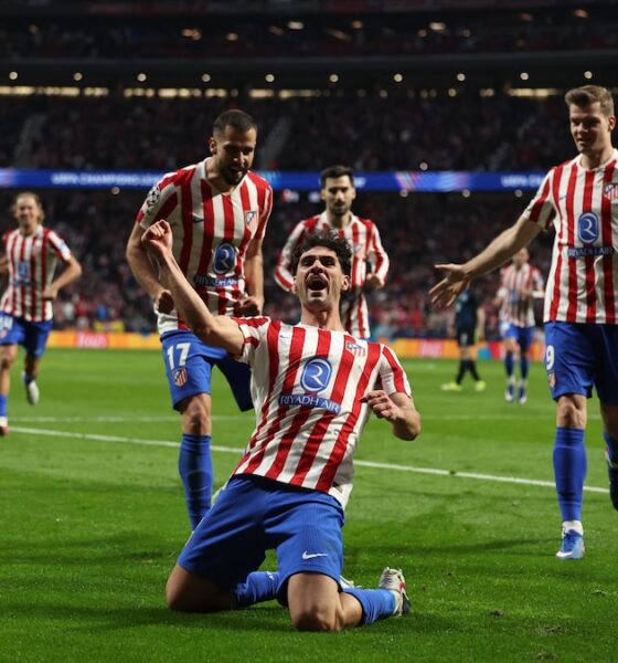 Atlético de Madrid clasifica a octavos de la Champions al golear al Brujas