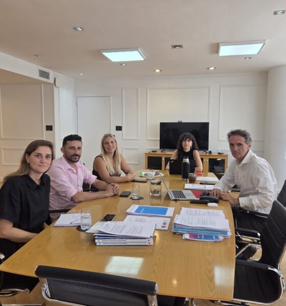 Estefanía Bordoni se reunió con funcionarios provinciales para avanzar en obras hídricas y de infraestructura