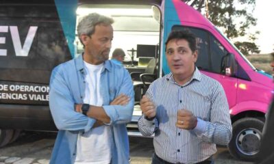 Marinucci entregó equipamiento y destacó al efectividad de los controles viales en Monte Hermoso durante el verano