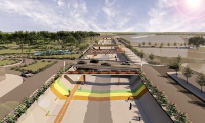 Obra en el Canal Maldonado en Bahía Blanca: triplicará la capacidad de agua y lo transformará en un corredor urbano