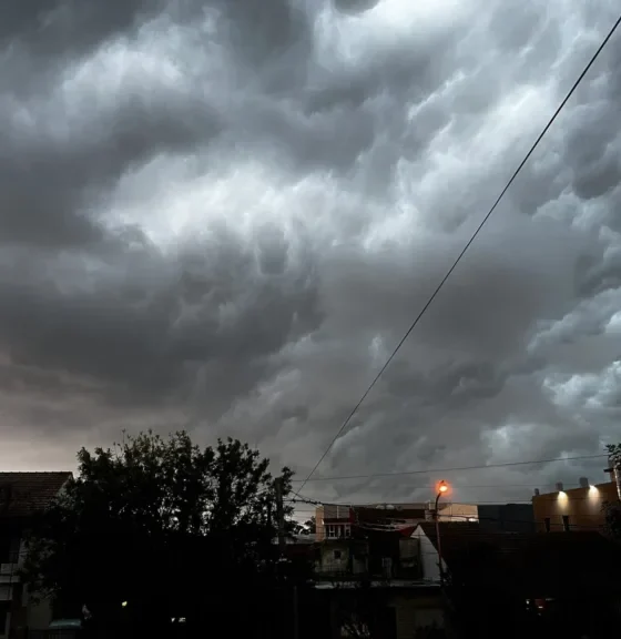 Rige una alerta amarilla por tormentas para Bahía y la zona