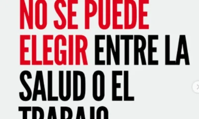 “Sin salud no se puede trabajar”, dice un comunicado de la Fundación Huésped