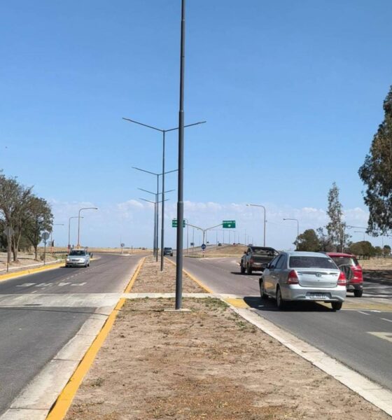 Carmen de Patagones avanza en el embellecimiento del acceso por calle Yrigoyen