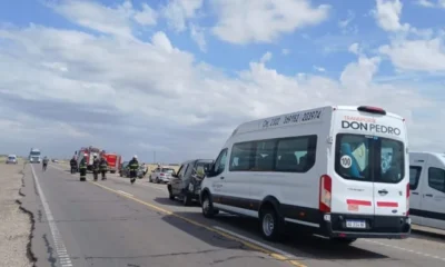 Cuatro vehículo chocaron en la ruta 33 cerca de Tornquist