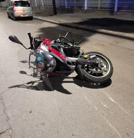 Graves heridas sufrió un motociclista en Sarmiento