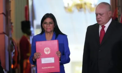 Delcy Rodríguez promulgó la ley de amnistía en Venezuela