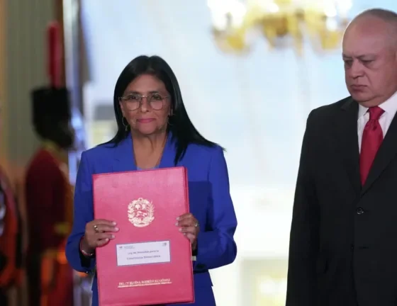 Delcy Rodríguez promulgó la ley de amnistía en Venezuela