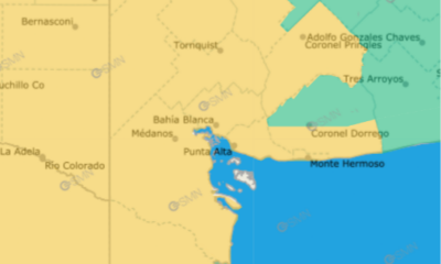 Vientos de hasta 80 km/h: alerta amarilla para Bahía Blanca y todo el Sudoeste Bonaerense