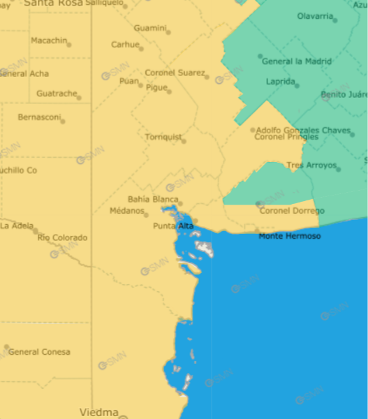 Vientos de hasta 80 km/h: alerta amarilla para Bahía Blanca y todo el Sudoeste Bonaerense