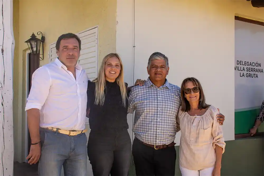 Villa Serrana La Gruta ya cuenta con delegación municipal propia y nuevo delegado