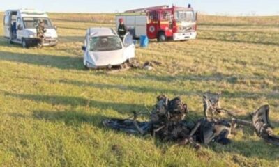 Un mujer sufrió heridas por un choque en la ruta 72