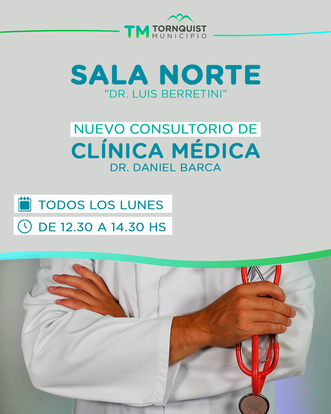 Comienza a funcionar un nuevo consultorio de clínica médica en Sala Norte