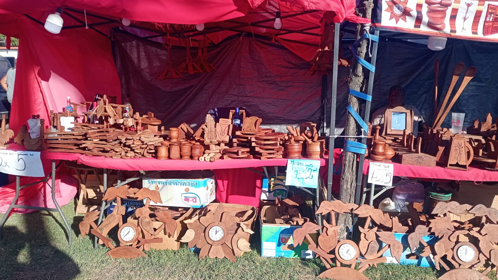 Desde las Termas hasta Tres Arroyos: el arte del algarrobo santiagueño presente en la fiesta