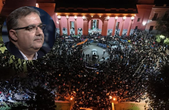 DOCENTES contra JALIL: MULTITUDINARIA MARCHA en CASA DE GOBIERNO por MEJORAS SALARIALES