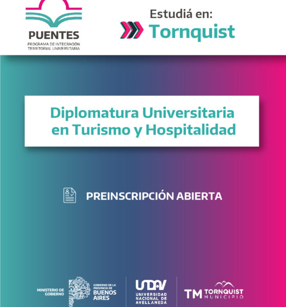Centro Universitario Tornquist: Abierta la preinscripción a la Diplomatura en Turismo y Hospitalidad