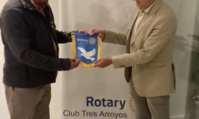 El Rotary Club Tres Arroyos fortaleció vínculos con la visita del gobernador del Distrito 4921