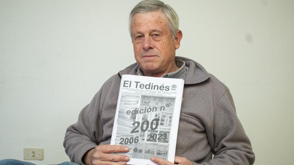 Tras 20 años se despide El Tedinés, el periódico rural de Azul, Olavarría y Benito Juárez: "Llegó la hora de jubilarme"
