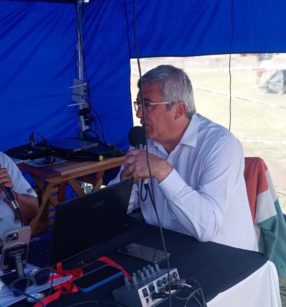 El ministro Javier Rodríguez dialogó con Radio 3 Continental en la Fiesta Provincial del Trigo