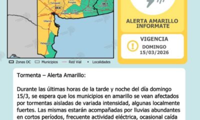 Emiten una alerta amarilla por tormentas en Bahía Blanca y naranja en parte de la región