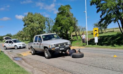 Precaución en el ingreso a Sierra de la Ventana: una camioneta obstruye media calzada en la ruta 72