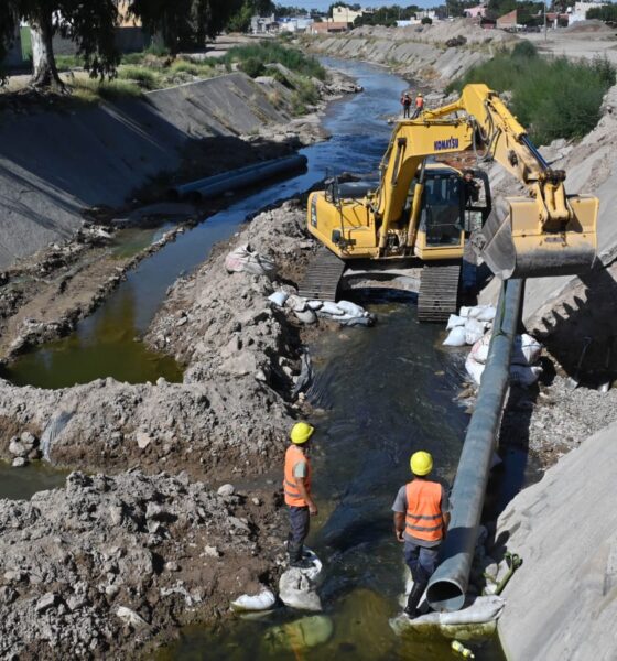 Reubicarán cañerías sobre el canal Maldonado y habrá cortes de agua en algunos barrios bahienses
