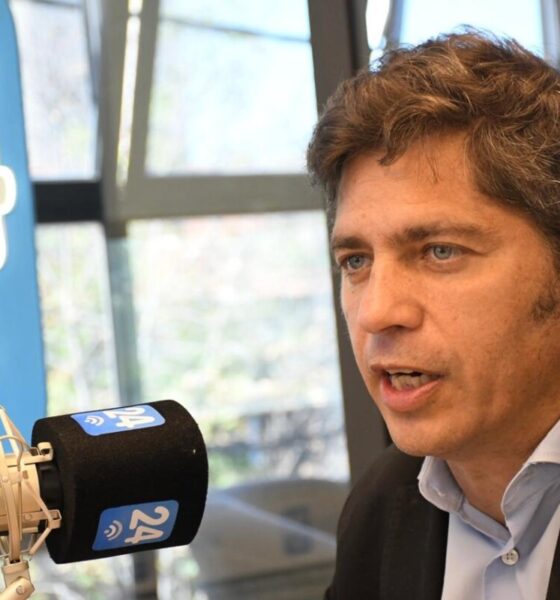“Voy a construir una alternativa superadora y sin espejo retrovisor”, dijo Kicillof en su visita a un medio bahiense