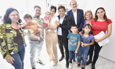Kicillof entregó 101 viviendas en Bahía Blanca y recorrió obras hidráulicas