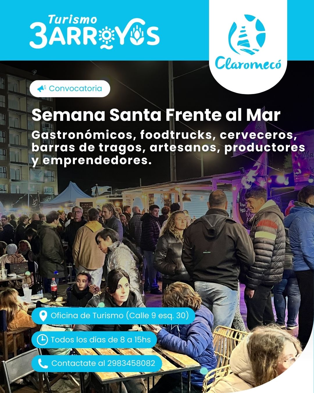 Convocatoria Semana Santa Frente al Mar en Claromecó