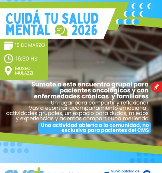 Salud y comunidad: retoman los encuentros para pacientes oncológicos en el Museo Mulazzi
