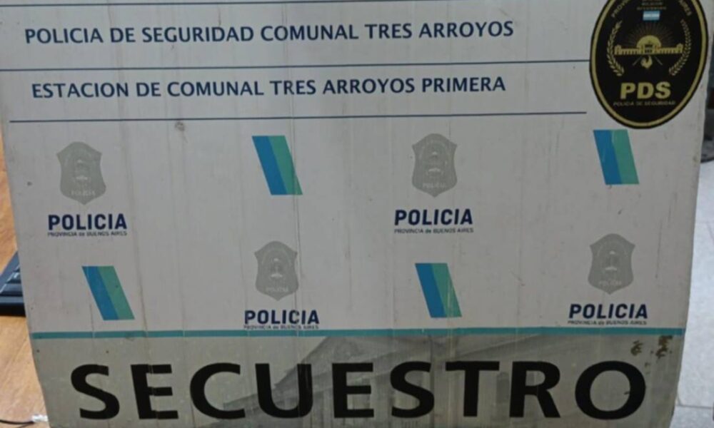 Tres Arroyos: la policía aprehendió a tres menores que portaban armas de fuego y droga