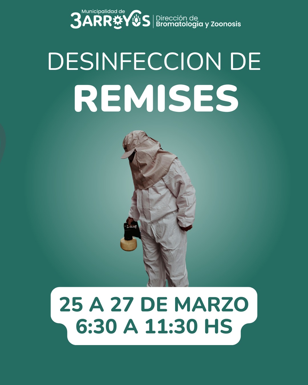 Salud y transporte: anuncian la primera jornada de desinfección de remises