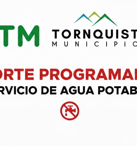 Este jueves habrá un corte de agua en Tornquist