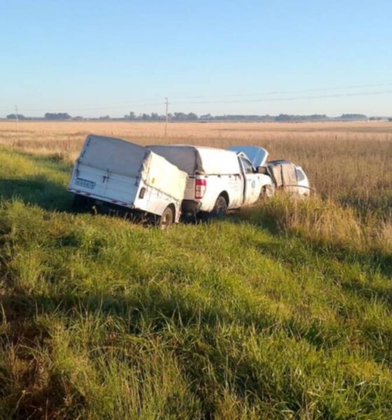Choque fatal: tres muertos y un herido en cercanías de Guaminí