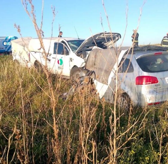 Tragedia en la ruta 33: tres muertos y un herido tras un choque frontal cerca de Guaminí