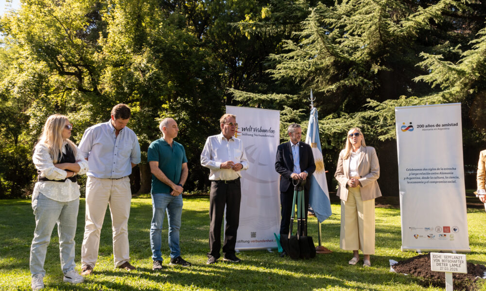 Estefania Bordoni compartió actividades con el Embajador de Alemania
