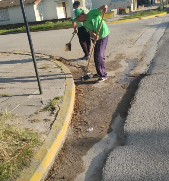 El área de Higiene Urbana refuerza las tareas de limpieza en los barrios y solicita la colaboración de toda la comunidad