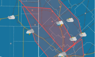 Alerta a corto plazo por granizo para Bahía Blanca y la zona: piden precaución al circular en ruta
