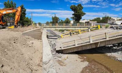 Comenzó la reconstrucción del canal Maldonado en Bahía Blanca, obra clave a un año de la inundación