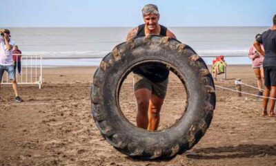 Imágenes de una jornada a pura fuerza en Monte Hermoso. Lo que dejó la primera competencia Athlos Race