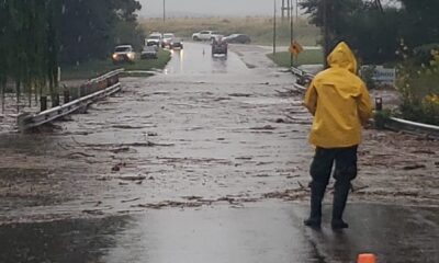 Alerta en Sierra de la Ventana: cortado el acceso por desborde del Arroyo San Bernardo tras más de 100 mm de lluvia