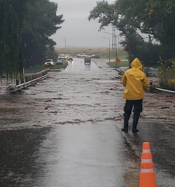 Alerta en Sierra de la Ventana: cortado el acceso por desborde del Arroyo San Bernardo tras más de 100 mm de lluvia