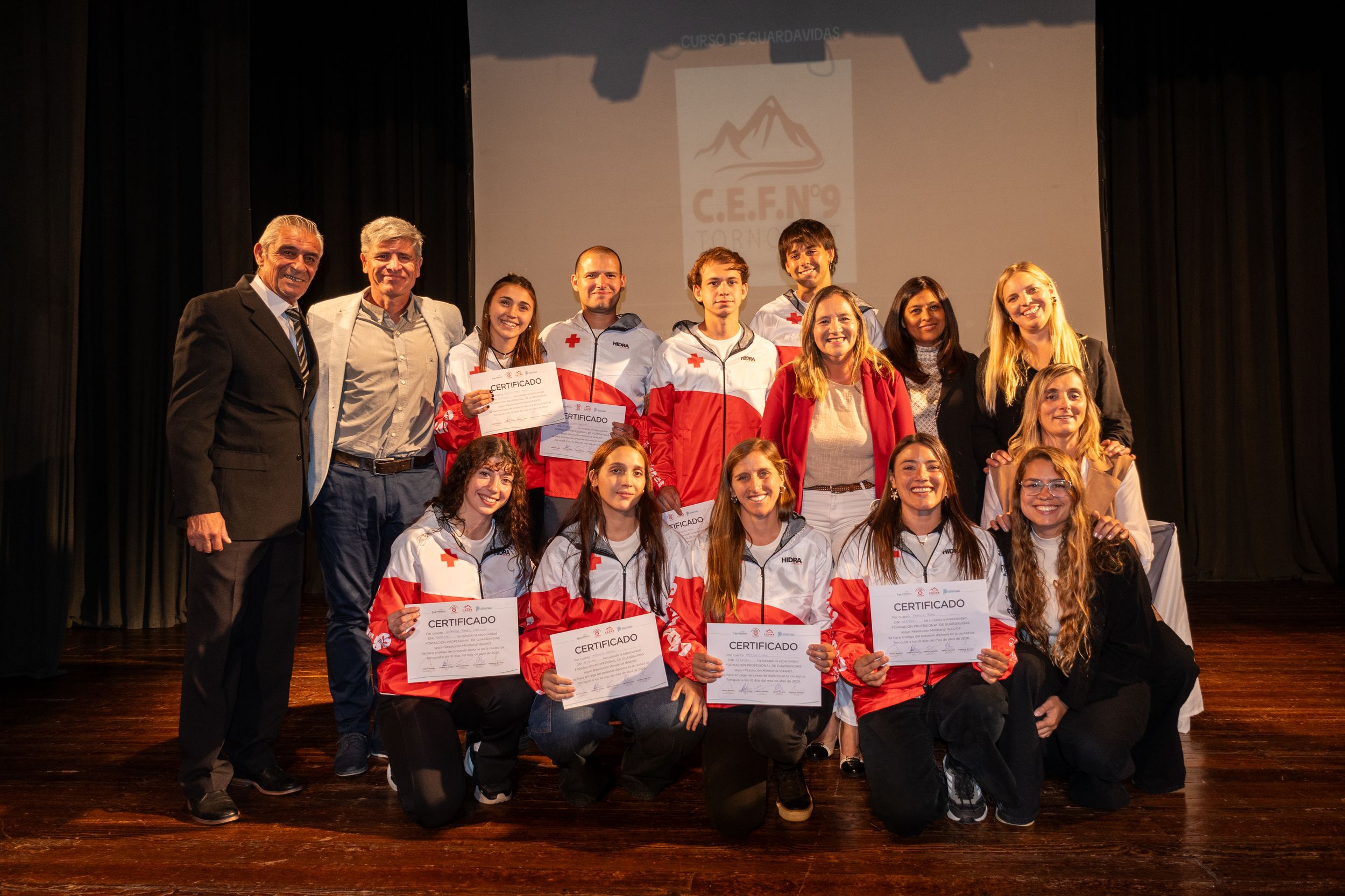 Tornquist celebró a los primeros egresados de la Escuela de Guardavidas
