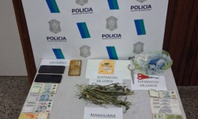 De La Garma: cuatro aprehendidos por tenencia de drogas en dos operativos